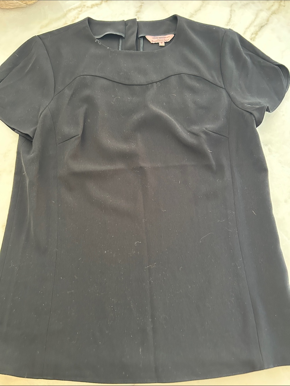 Ted Baker London Black Short Sleeve Tailored Tee